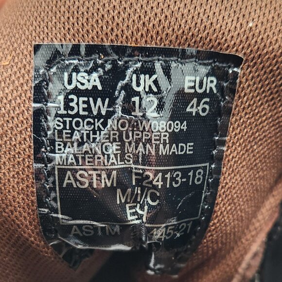 NWT - Wolverine 6" Potomac Steel Toe English Moc Work Boot - Picture 6 of 9